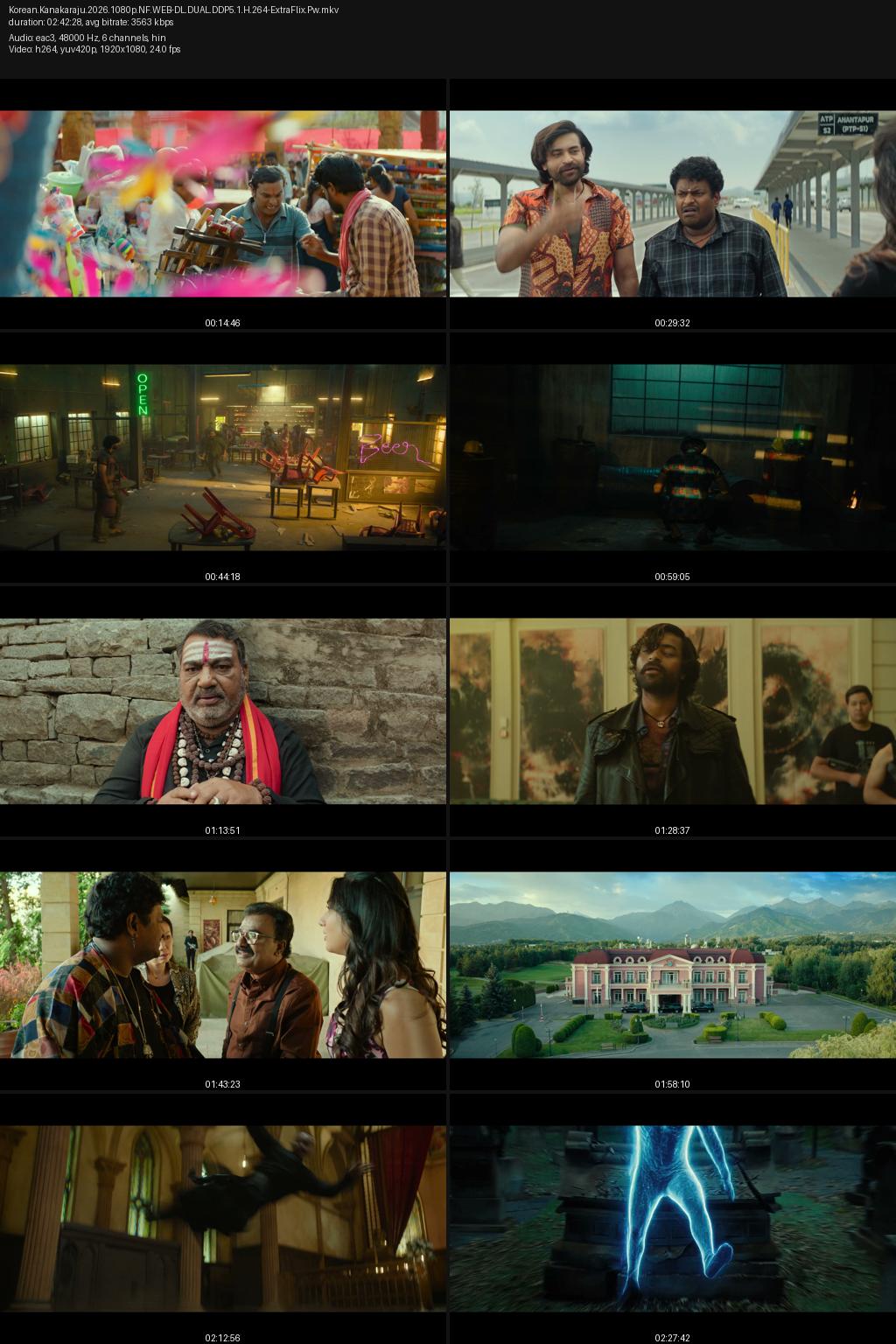 Korean Kanakaraju (2026) [Hindi-Telugu] 4K 2160p 1080p 720p 480p Netflix WEB-DL ESub Screenshots