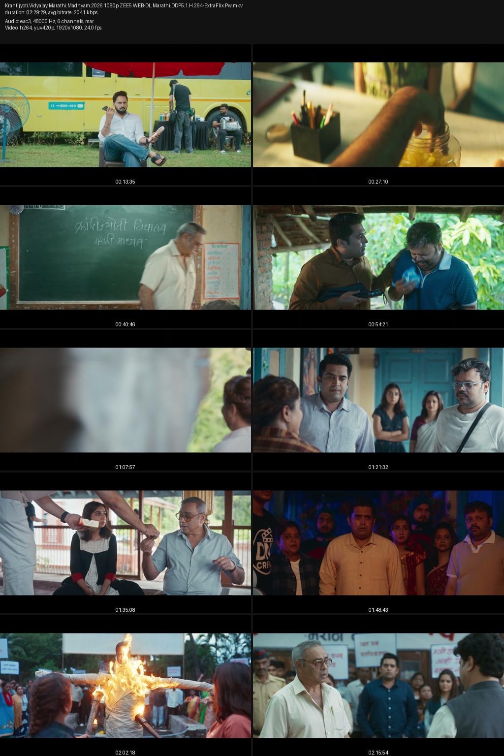 Krantijyoti Vidyalay Marathi Madhyam (2026) [Marathi] 4K 2160p 1080p 720p 480p ZEE5 WEB-DL ESub Screenshots