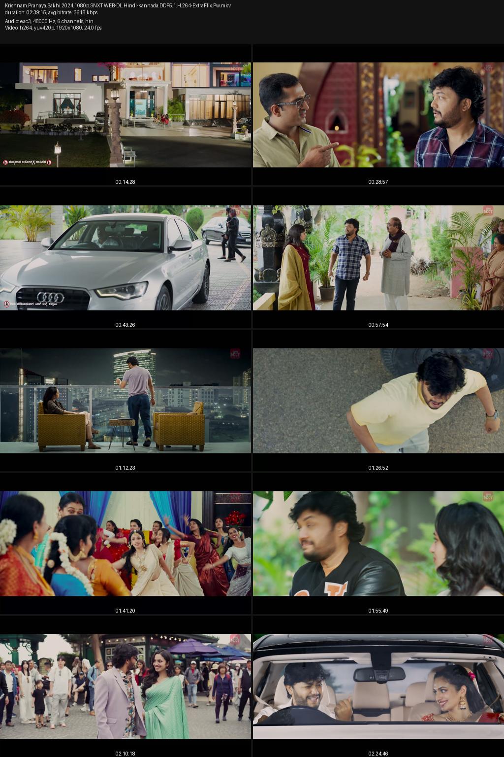 Krishnam Pranaya Sakhi (2024) [Hindi-Kannada] UNCUT 4K 2160p 1080p 720p 360p SunNXT WEB-DL ESub Screenshots