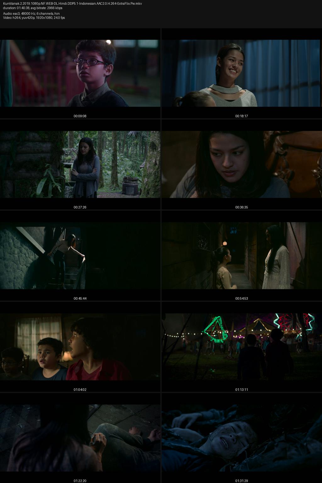 Kuntilanak 2 (2019) [Hindi-Indonesian] 1080p 720p 480p Netflix WEB-DL ESub Screenshots