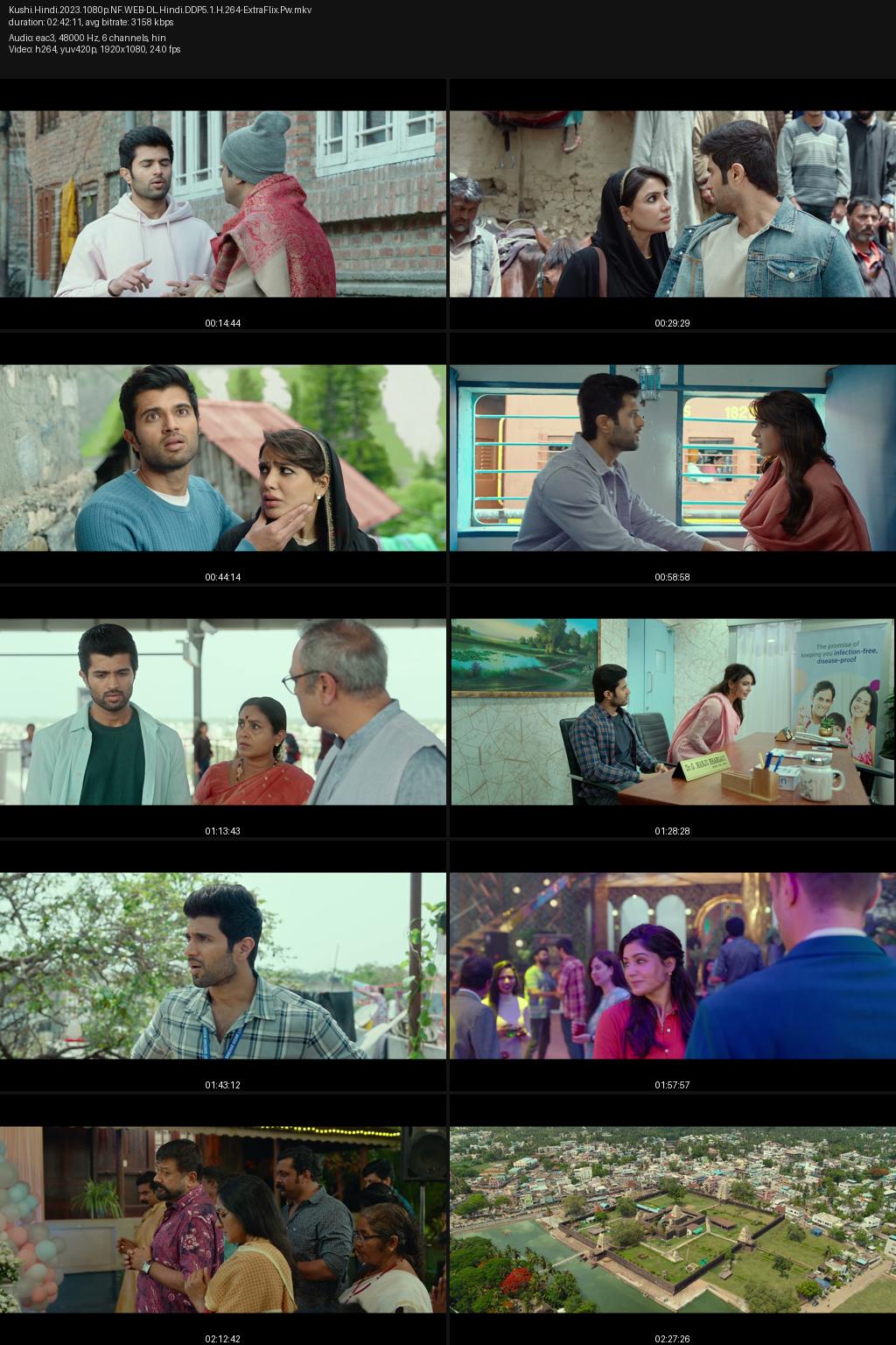 Kushi (2023) [Hindi] 4K 2160p 1080p 720 540p Netflix WEB-DL ESubs Screenshots