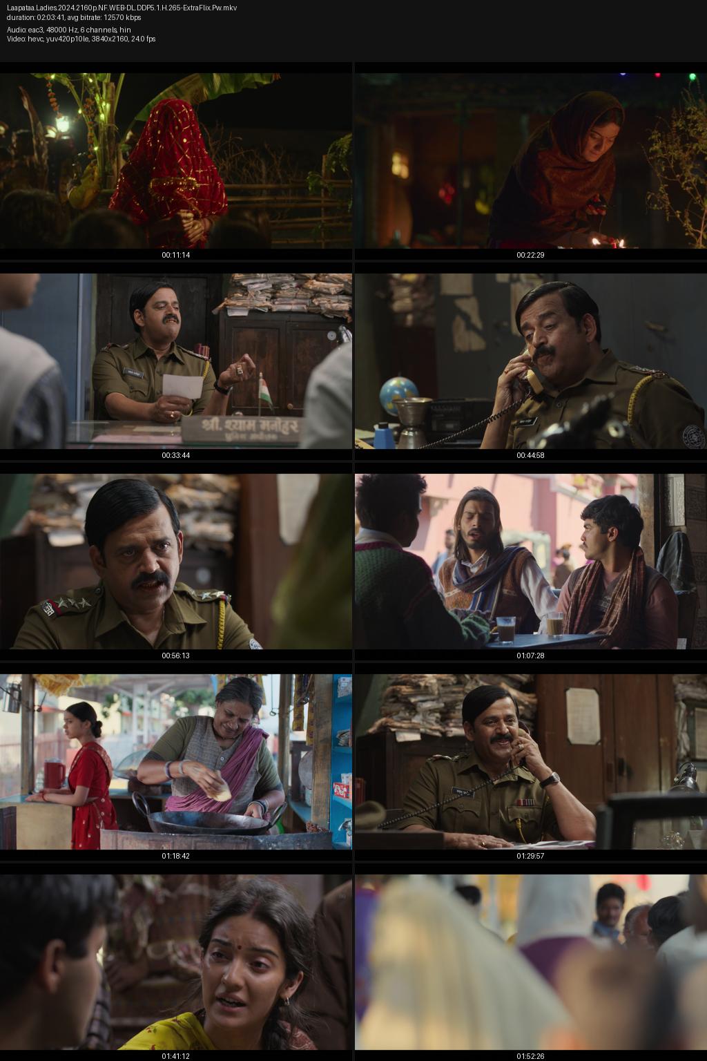 Laapataa Ladies (2024) [Hindi] 4K 2160p 1080p 720p 480p Netflix WEB-DL ESub Screenshots