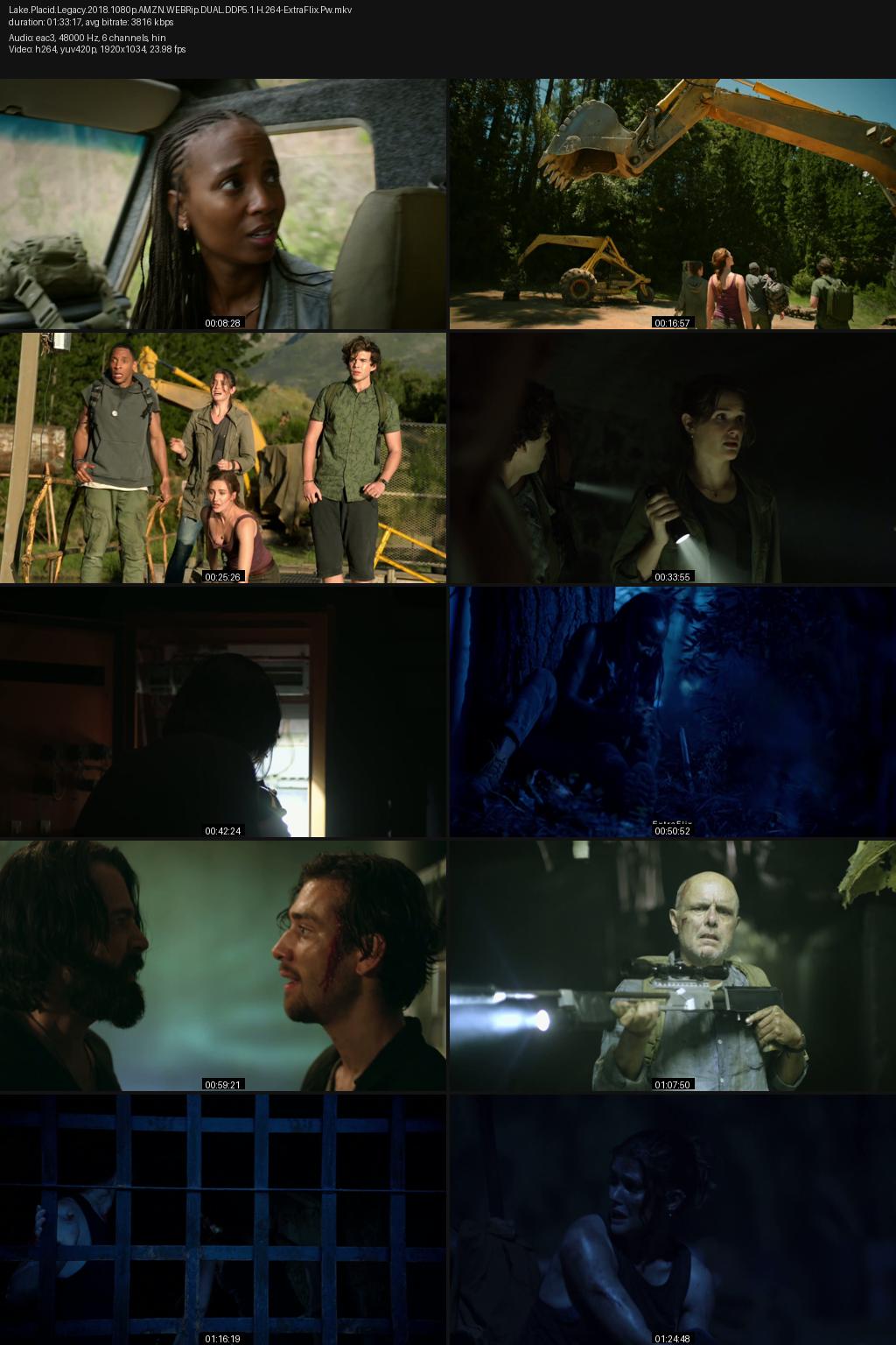 Lake Placid: Legacy (2018) [Hindi-English] 1080p 720p 480p Amazon WEBRip ESub Screenshots