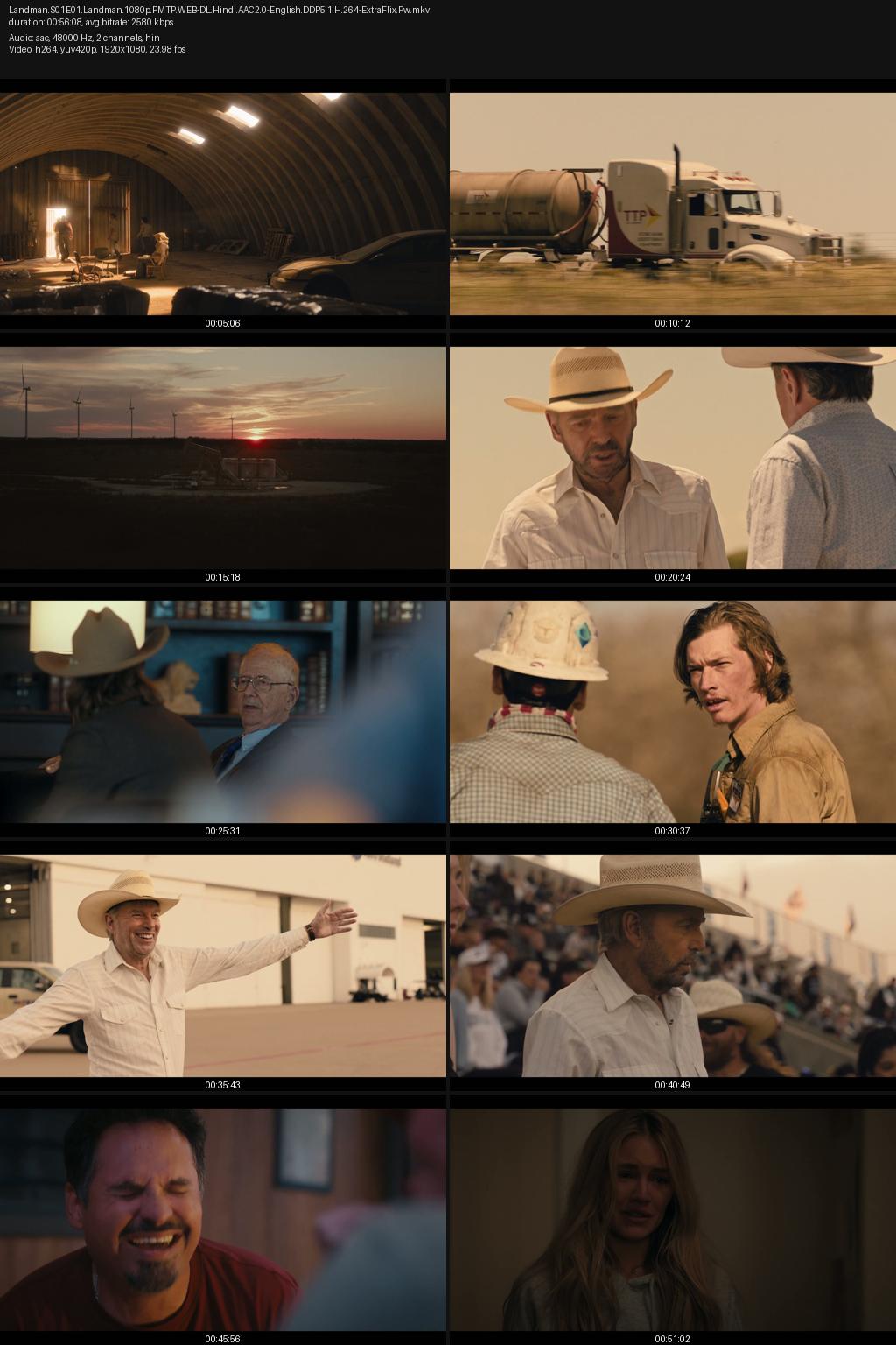Landman Season 1 (2024) [Hindi-English] 4K 2160p 1080p 720p 480p ParamountPlus WEB-DL ESub Screenshots