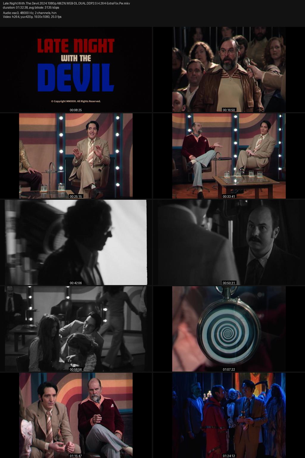 Late Night with the Devil (2023) [Hindi-English] 1080p 720p 480p Amazon WEB-DL ESub Screenshots