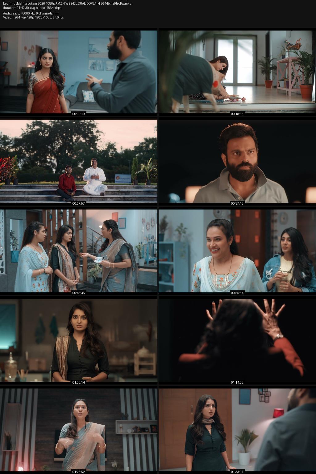 Lechindi Mahila Lokam (2026) [Hindi-Telugu] 1080p 720p 480p Amazon WEB-DL ESub Screenshots