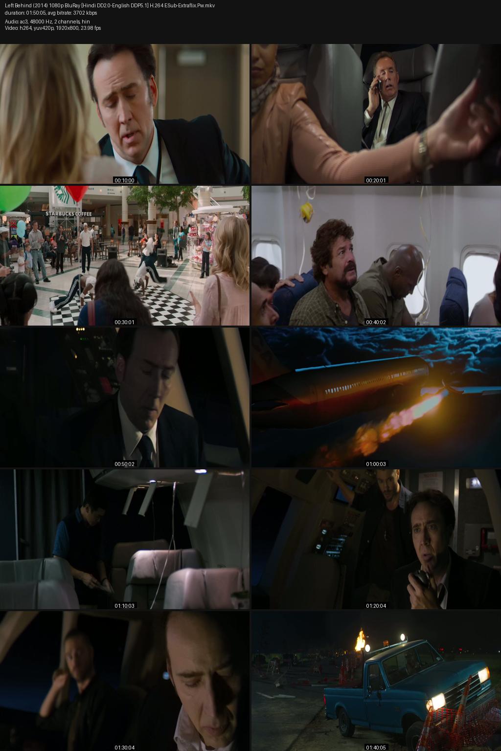 Left Behind (2014) [Hindi-English] 1080p 720p 480p BluRay ESub Screenshots