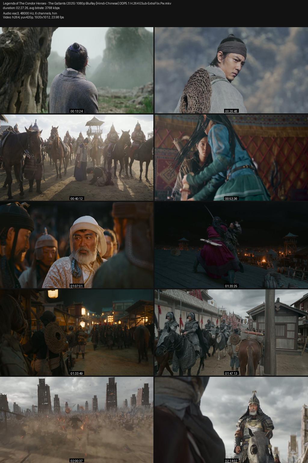 Legends of the Condor Heroes: The Gallants (2025) [Hindi-Chinese] 1080[ 720p 480p BluRay ESub Screenshots