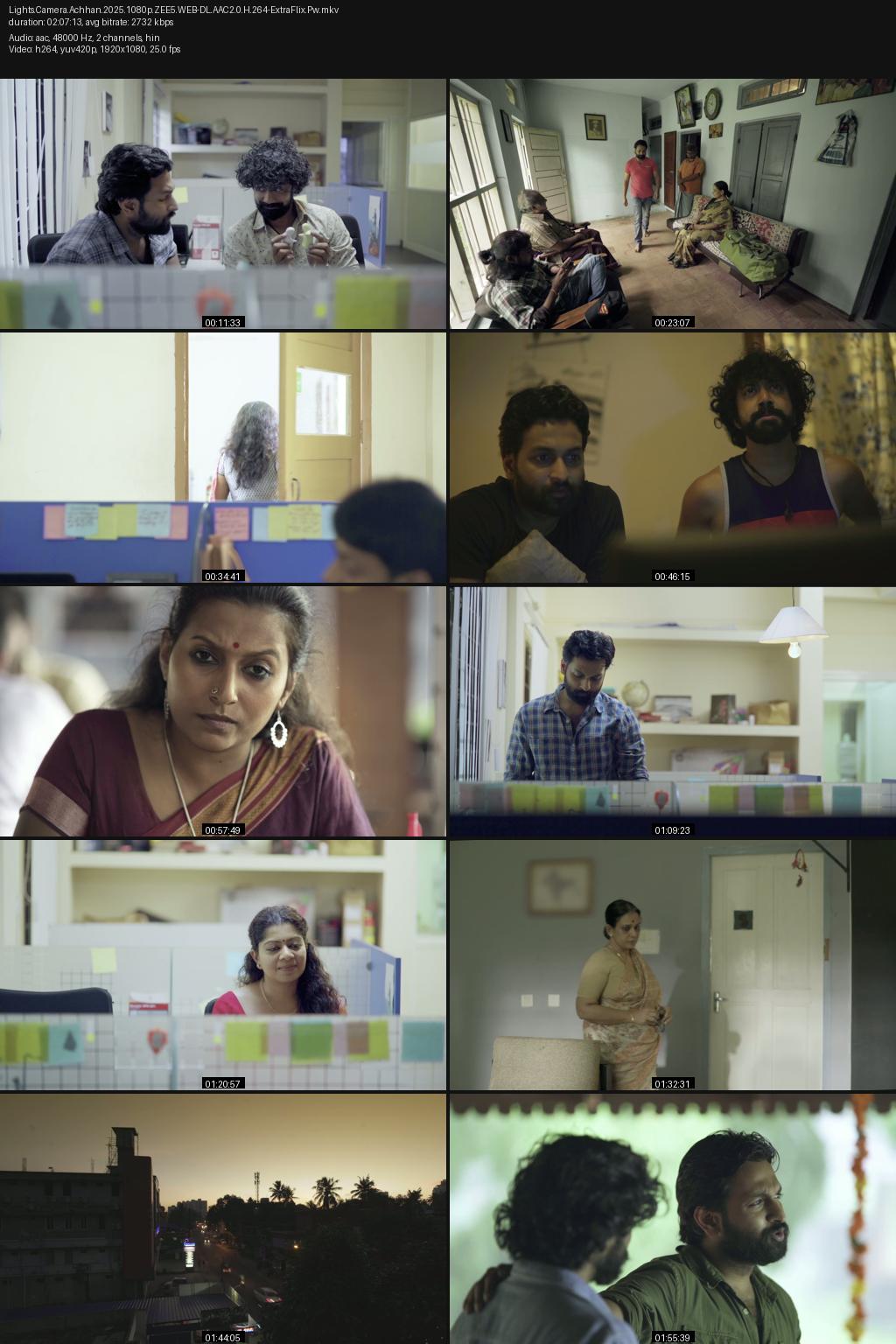 Lights, Camera, Achhan (2025) [Hindi-Malayalam] 1080p 720p 480p ZEE5 WEB-DL ESub Screenshots