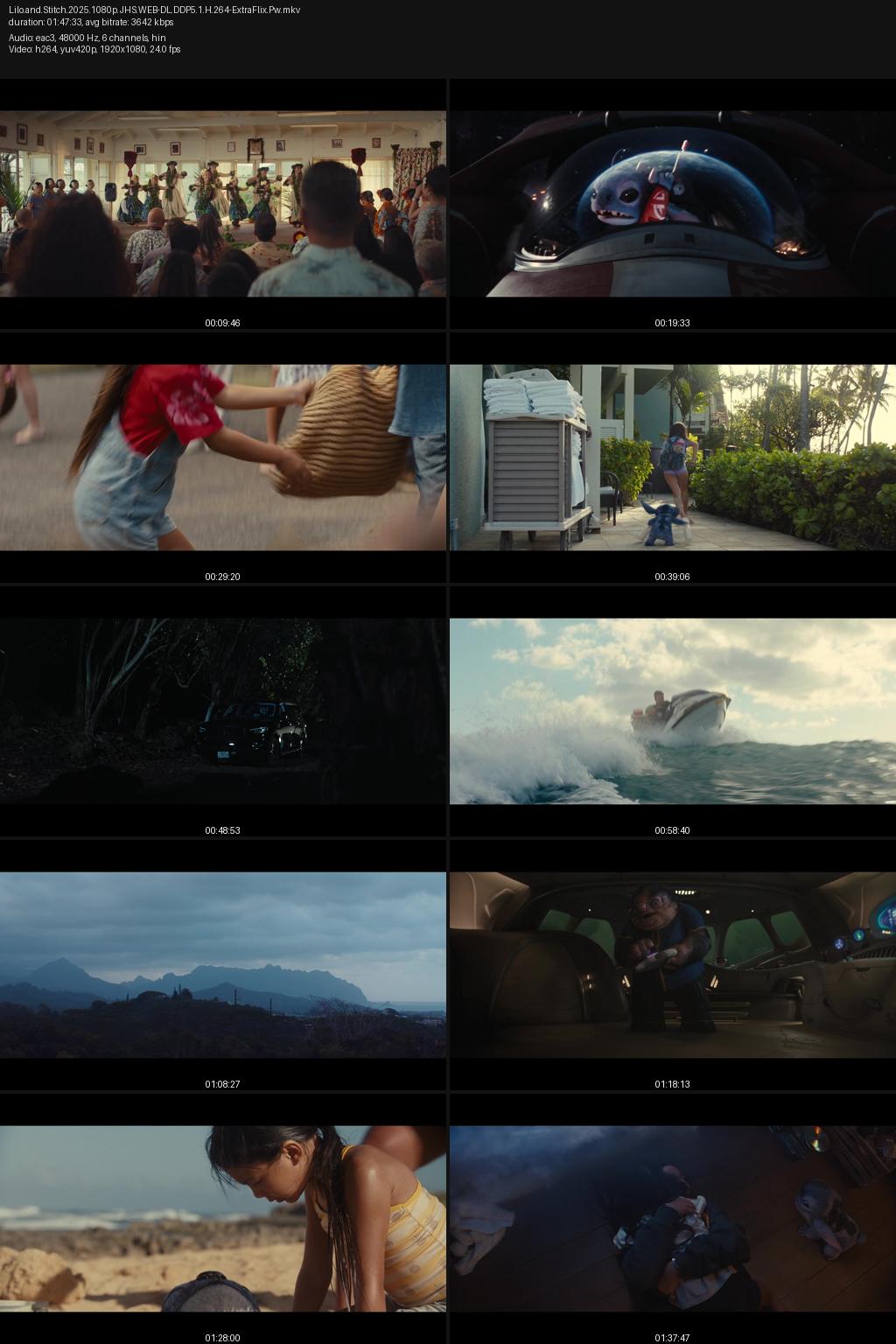 Lilo & Stitch (2025) [Hindi-English] 4K 2160p 1080p 720p 480p JioHotstar WEB-DL ESub Screenshots