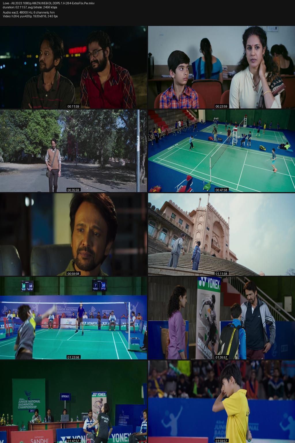 Love All (2023) Hindi 1080p 720p 480p Amazon WEB-DL ESub Screenshots