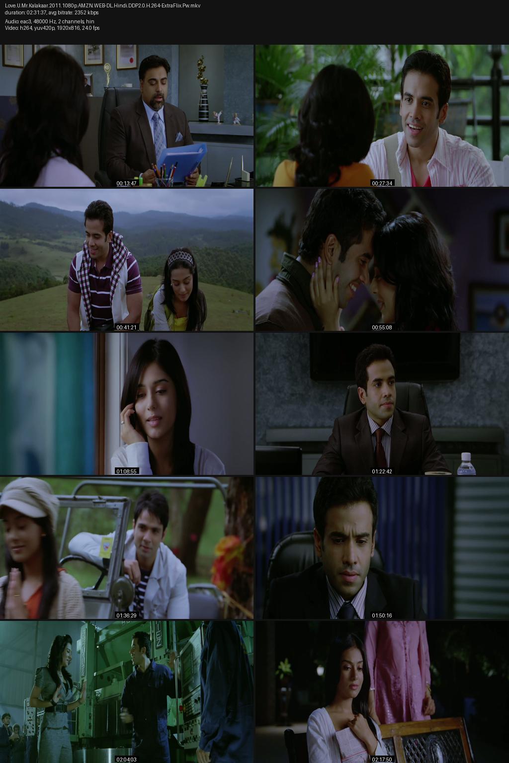 Love U… Mr. Kalakaar! (2011) [Hindi] 1080p 720p 480p Amazon WEB-DL ESub Screenshots