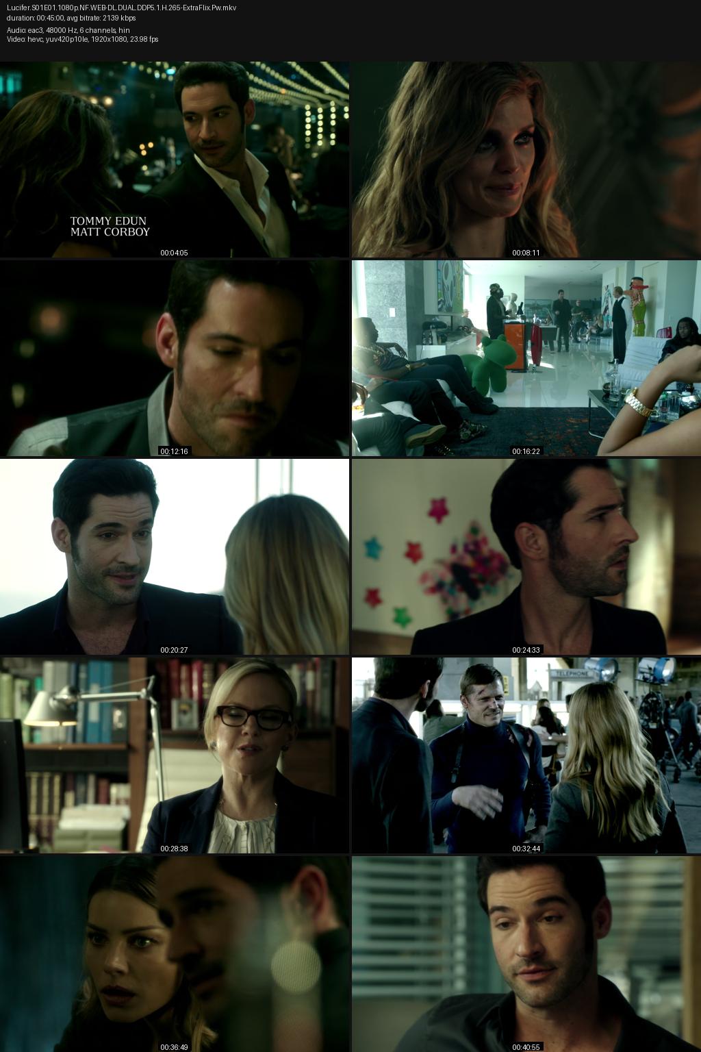 Lucifer Season 1 (2016) [Hindi-English] 1080p 720p 480p Netflix WEB-DL ESubs Screenshots