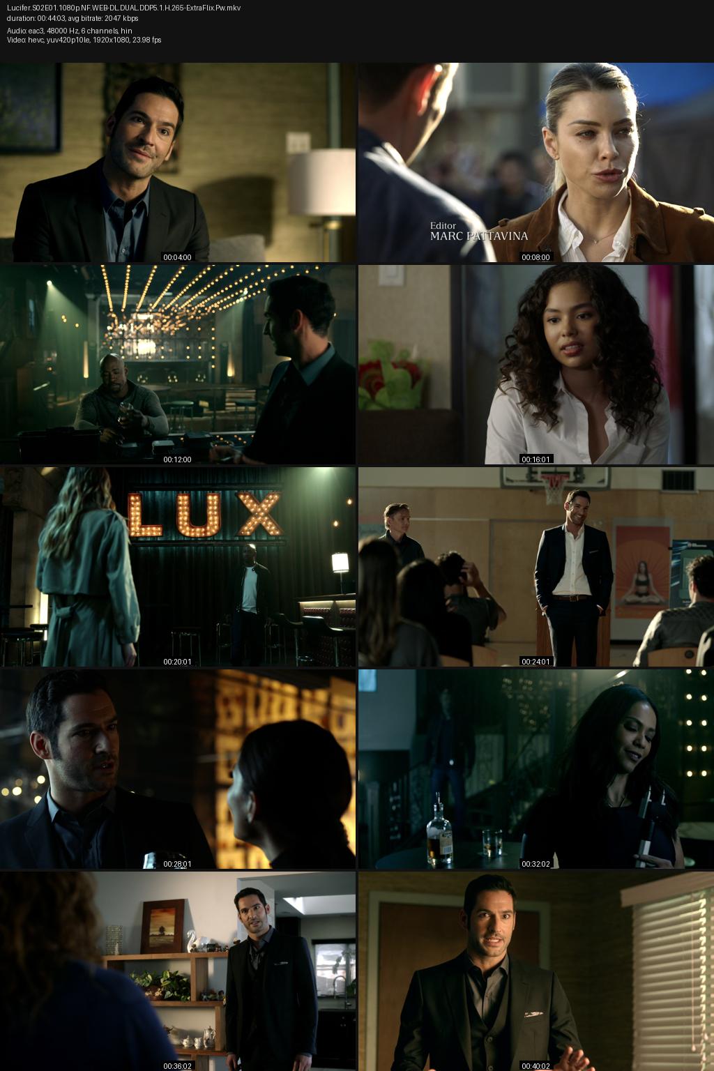Lucifer Season 2 (2016) [Hindi-English] 1080p 720p 480p Netflix WEB-DL ESubs Screenshots