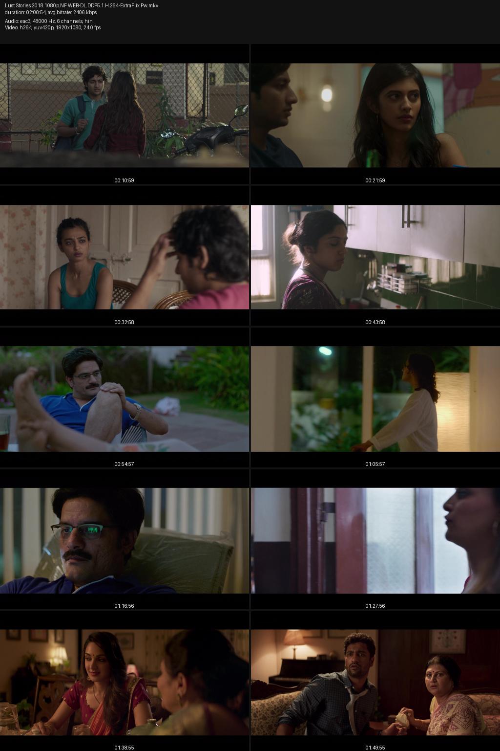 Lust Stories (2018) Hindi 1080p 720p 480p Netflix WEB-DL ESub Screenshots