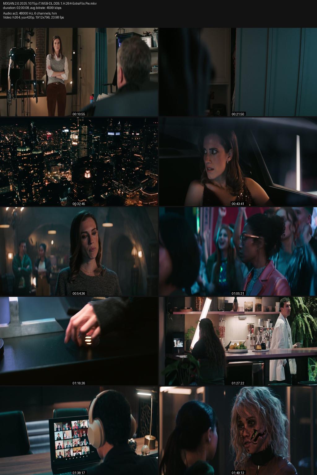 M3GAN 2.0 (2025) [Hindi-English] 4K 2160p 1080p 720p 480p iTunes WEB-DL ESubs Screenshots