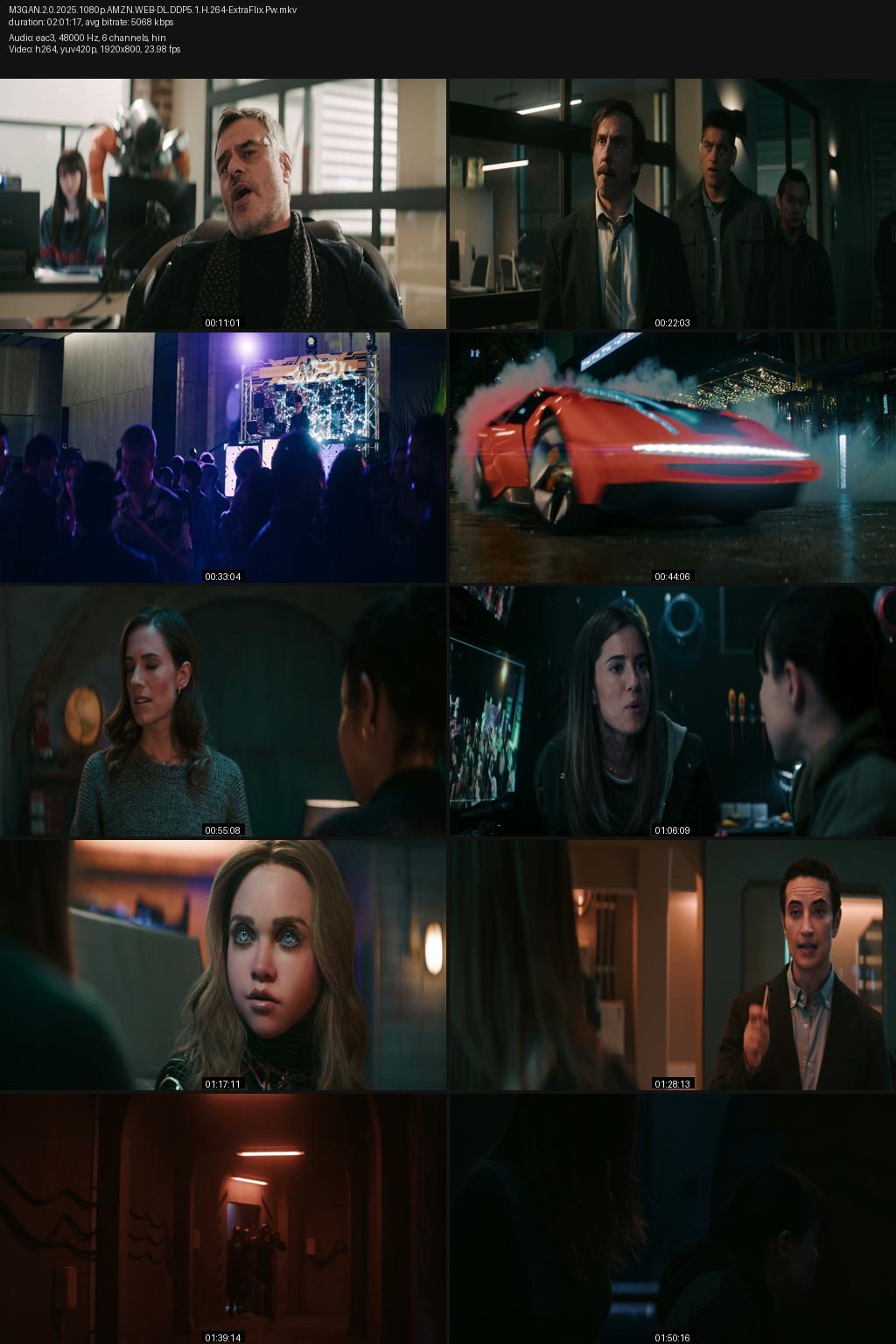 M3GAN 2.0 (2025) [Hindi-English] 4K 2160p 1080p 720p 480p Amazon WEB-DL ESubs Screenshots