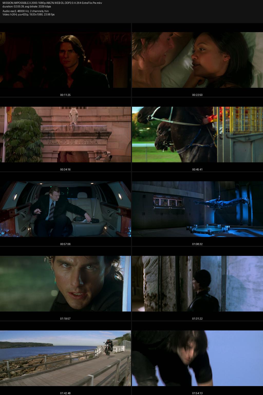 Mission: Impossible II (2000) [Hindi-English] 4K 2160p 1080p 720p 480p Amazon WEB-DL ESub Screenshots