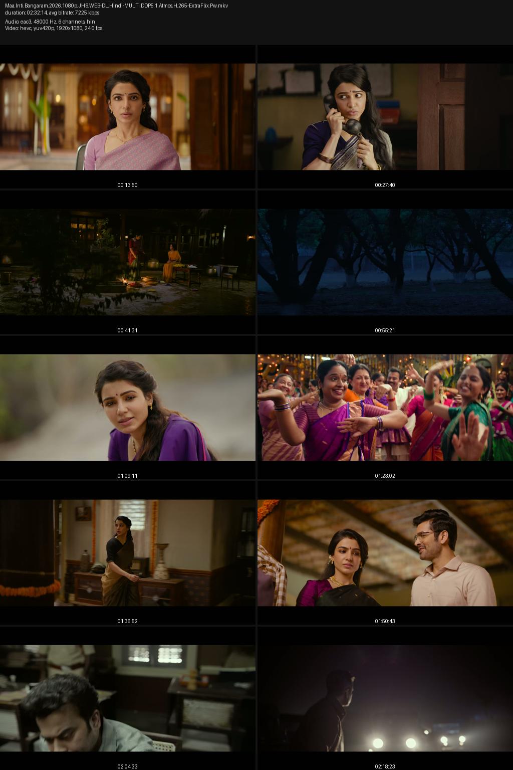 Maa Inti Bangaram (2026) [Hindi-Telugu] UNCUT 4K 2160p 1080p 720p 480p JioHotstar WEB-DL ESubs Screenshots
