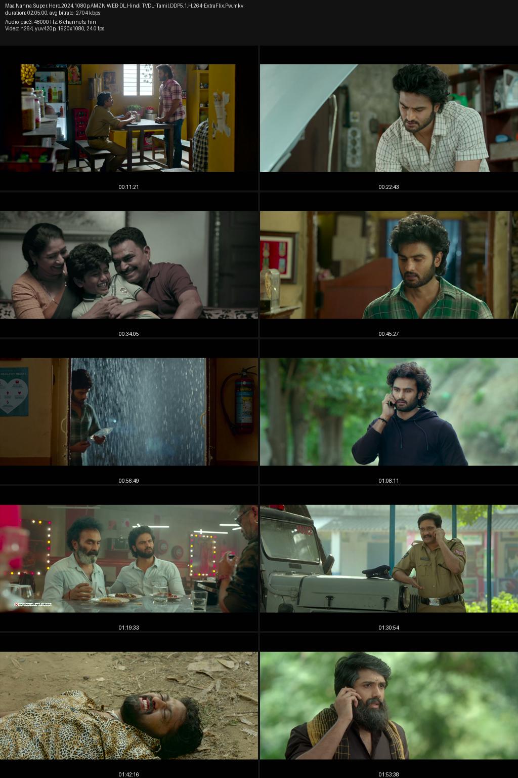 Maa Nanna Superhero (2024) [Hindi-Telugu] UNCUT 1080p 720p 480p Amazon WEB-DL ESub Screenshots