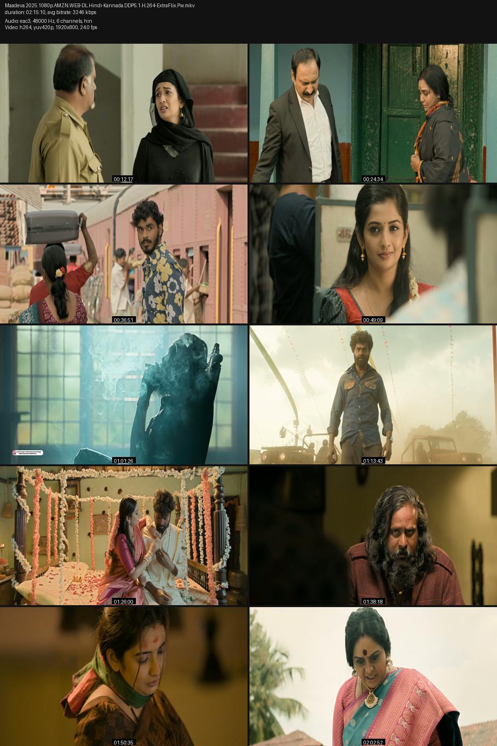 Maadeva (2025) [Hindi-Kannada] UNCUT 1080p 720p 480p Amazon WEB-DL ESub Screenshots