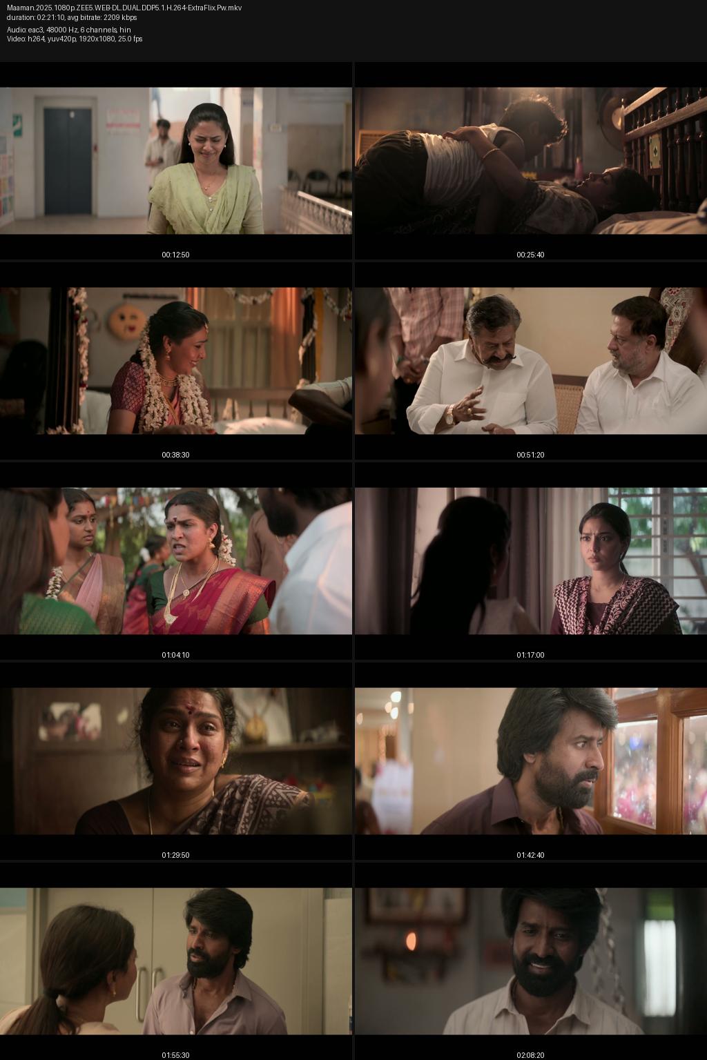 Maaman (2025) [Hindi-Tamil] UNCUT 4K 2160p 1080p 720p 480p ZEE5 WEB-DL ESub Screenshots