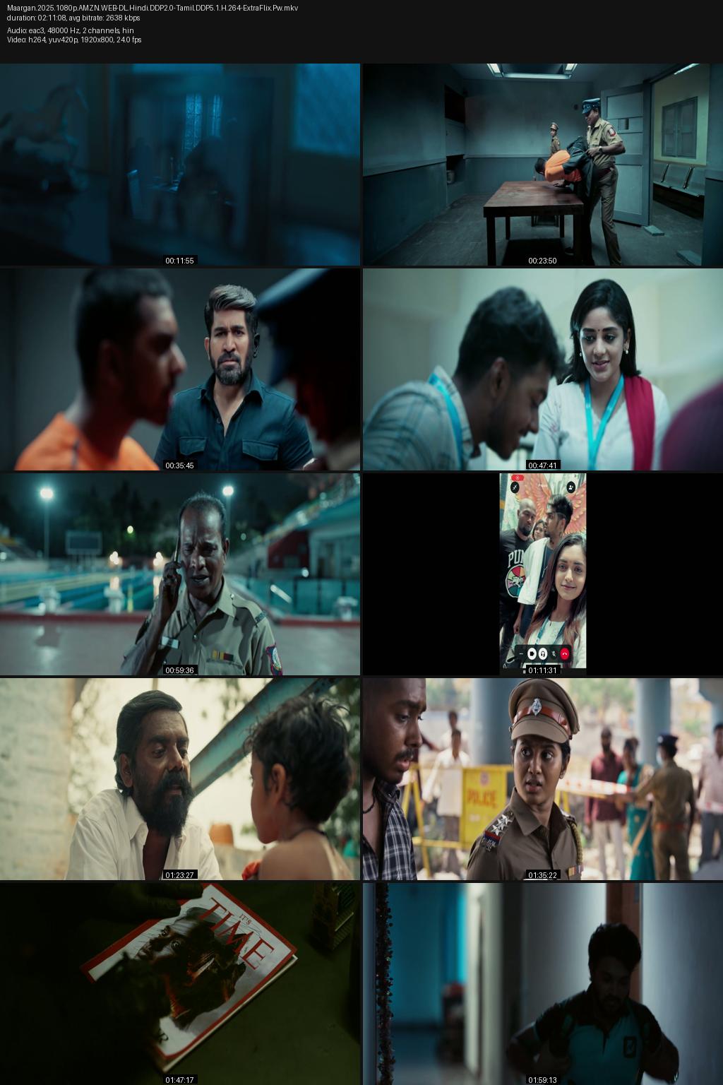 Maargan (2025) [Hindi-Tamil] 4K 2160p 1080p 720p 480p Amazon WEB-DL ESub Screenshots