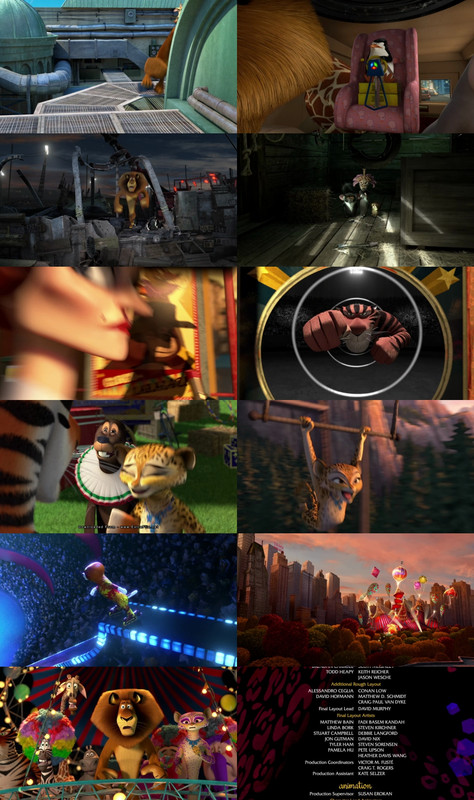 Madagascar 3: Europe’s Most Wanted (2012) 1080p | 720p | 480p BluRay [Hindi (हिन्दी) + English] DD5.1 HEVC ESub Screenshots