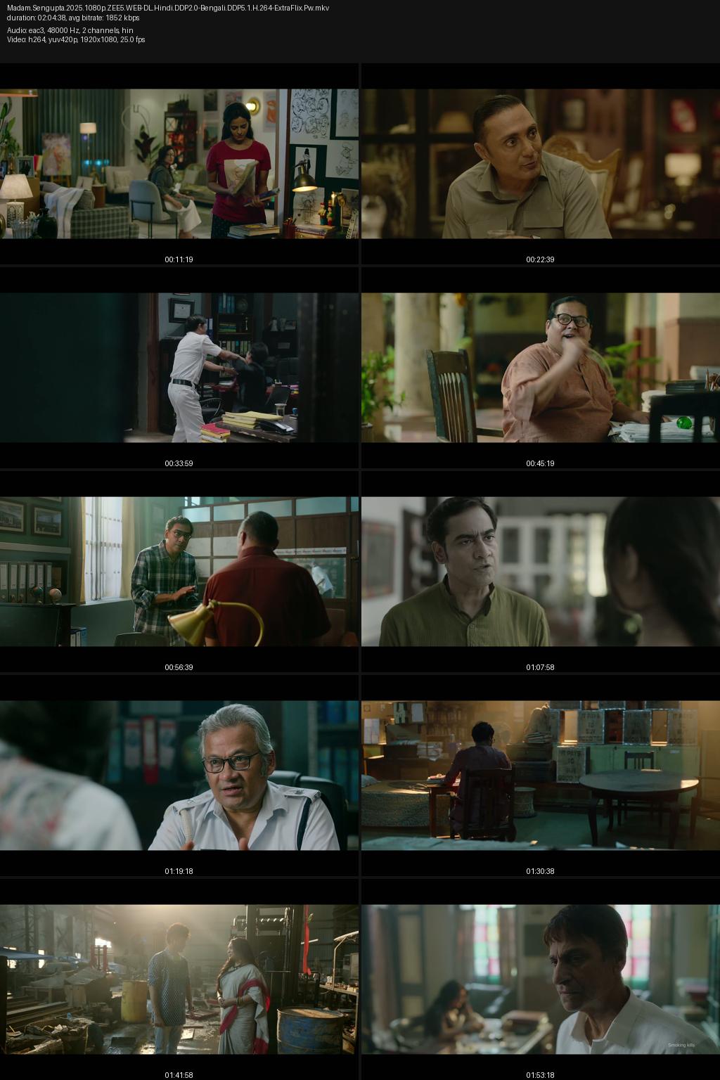 Madam Sengupta (2025) [Hindi-Bengali] UNCUT 4K 2160p 1080p 720p 480p ZEE5 WEB-DL ESub Screenshots