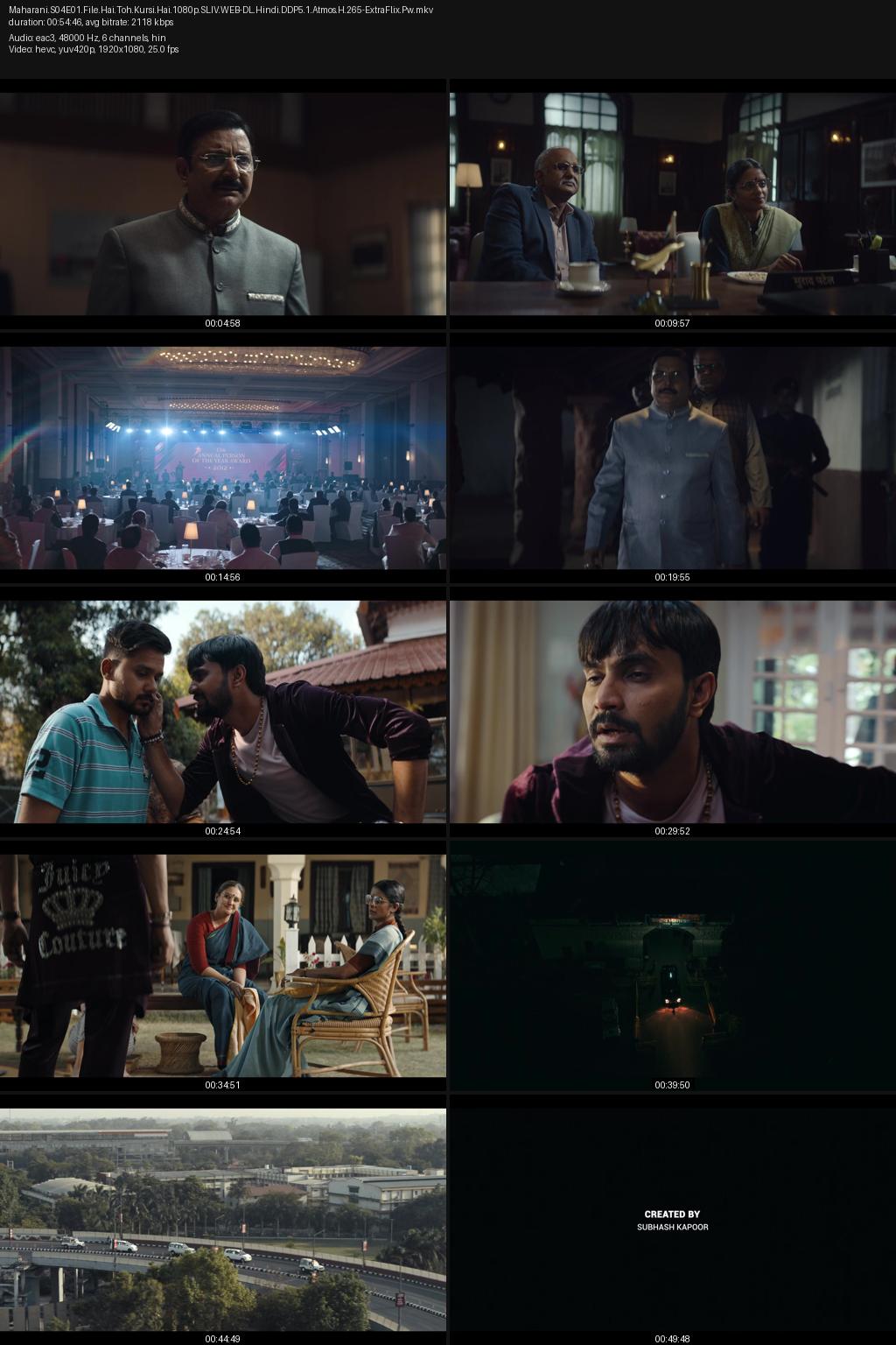 Maharani Season 4 (2025) [Hindi] 4K 2160p 1080p 720p 360p SonyLIV WEB-DL ESub Screenshots