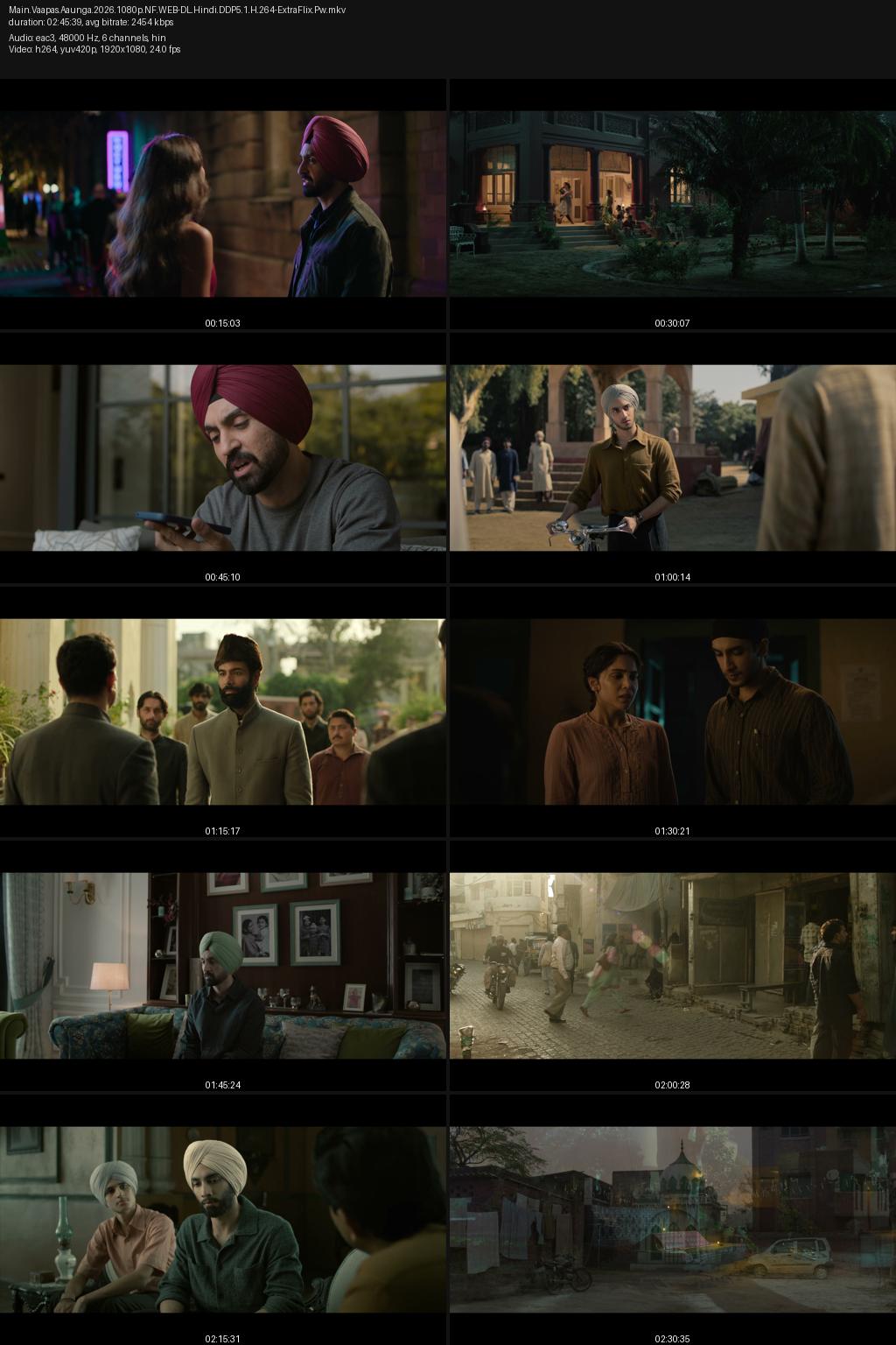 Main Vaapas Aaunga (2026) [Hindi] 4K 2160p 1080p 720p 540p Netflix WEB-DL ESubs Screenshots