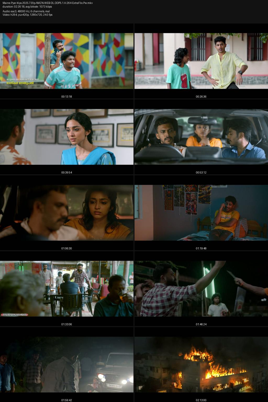Maine Pyar Kiya (2025) [Hindi-Malayalam] UNCUT 1080p 720p 480p Amazon WEB-DL ESub Screenshots