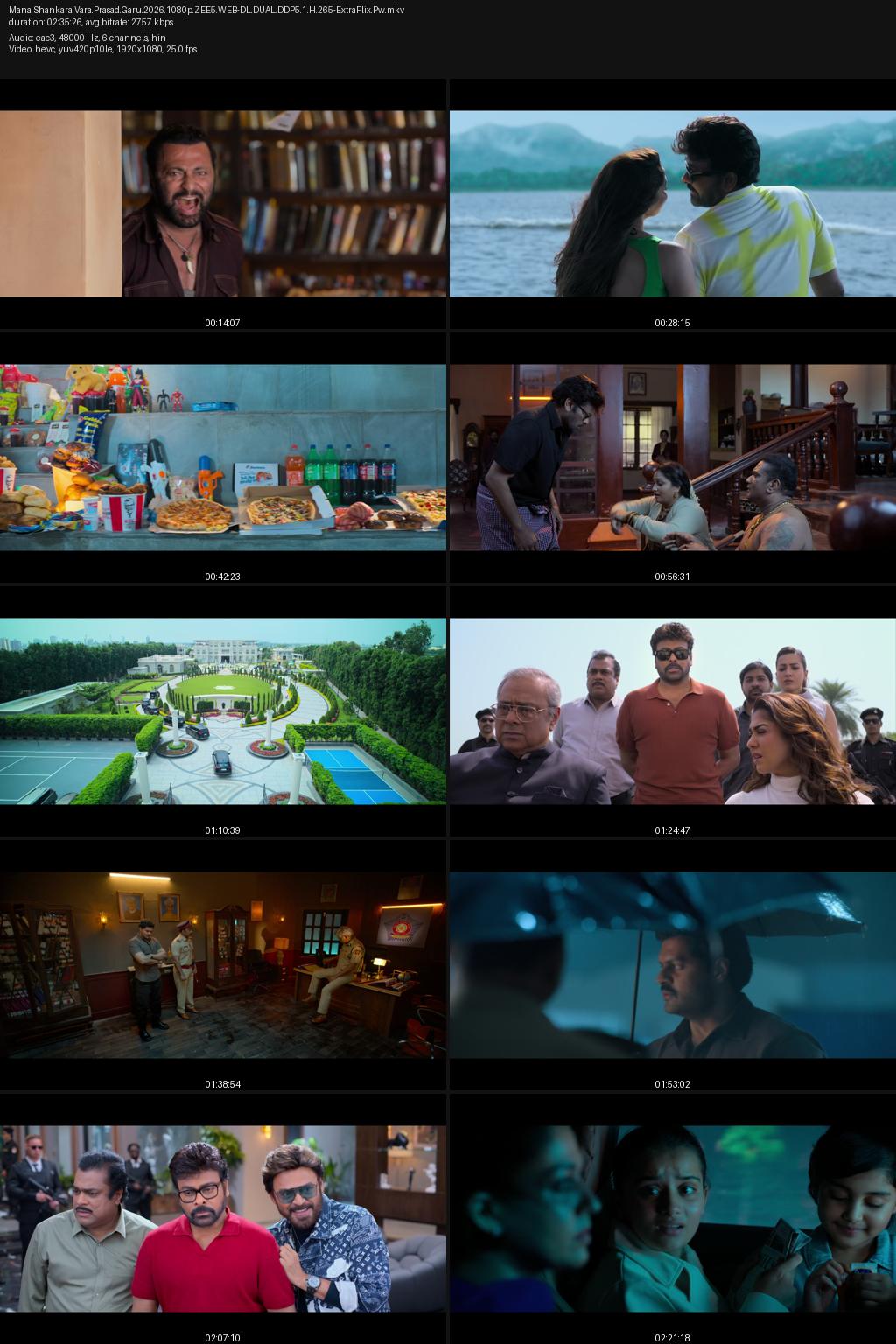 Mana ShankaraVaraPrasad Garu (2026) [Hindi-Telugu] 4K 2160p 1080p 720p 480p ZEE5 WEB-DL ESub Screenshots