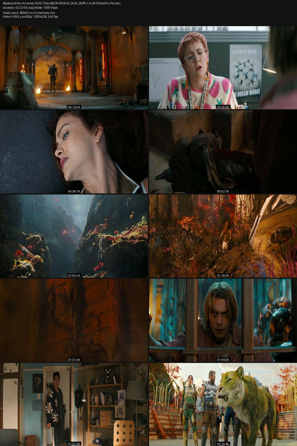 Masters of the Universe (2026) [Hindi-English] 4K 2160p 1080p 720p 480p Amazon WEB-DL ESub Screenshots