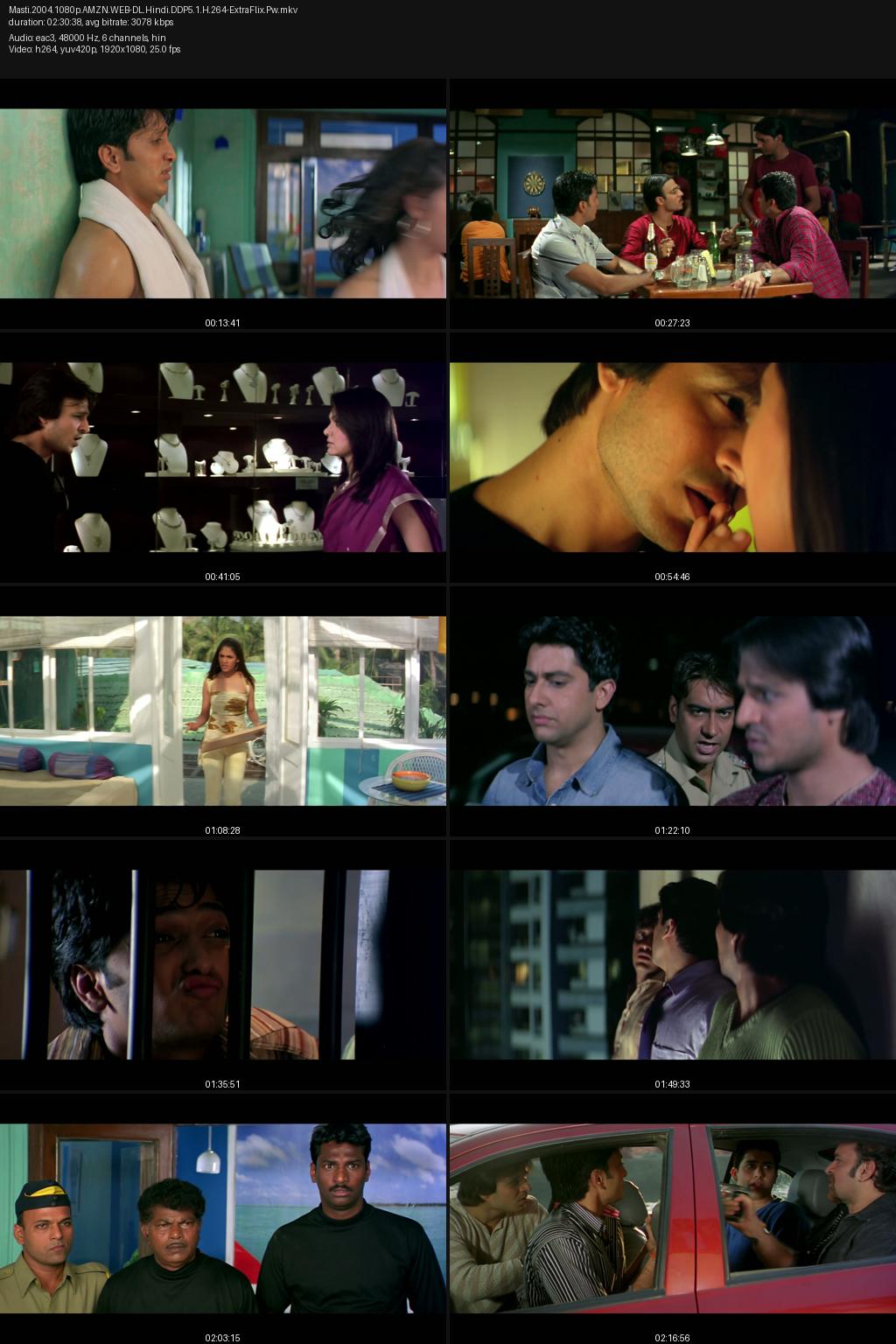 Masti (2004) [Hindi] 1080p 720p 480p Amazon WEB-DL ESub Screenshots