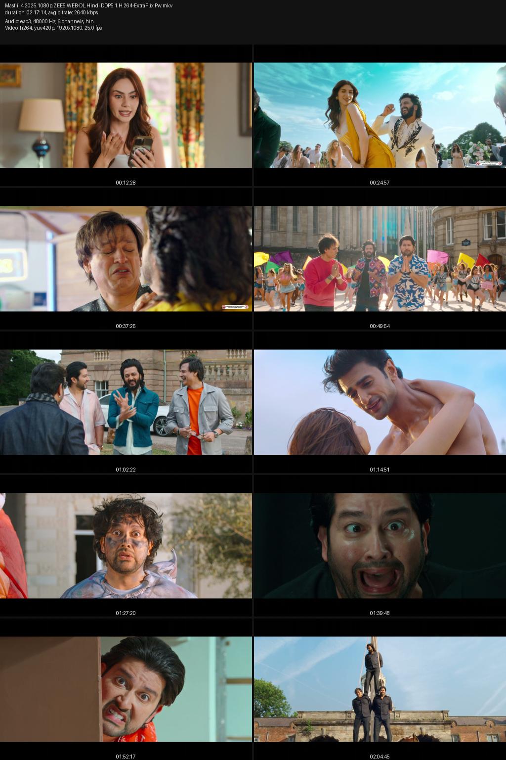 Mastiii 4 (2025) [Hindi] 4K 2160p 1080p 720p 480p ZEE5 WEB-DL ESub Screenshots
