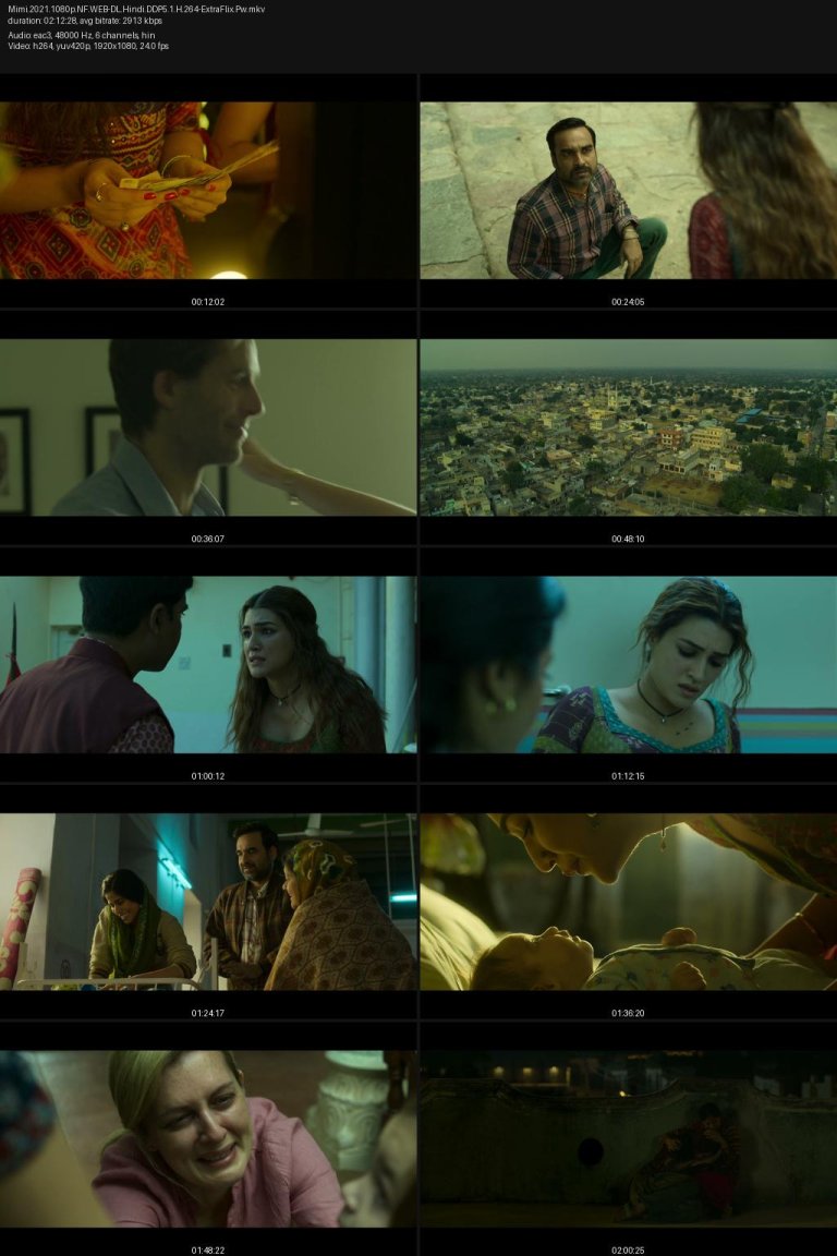 Mimi (2021) [Hindi] 1080p 720p 480p Netflix WEB-DL ESub Screenshots