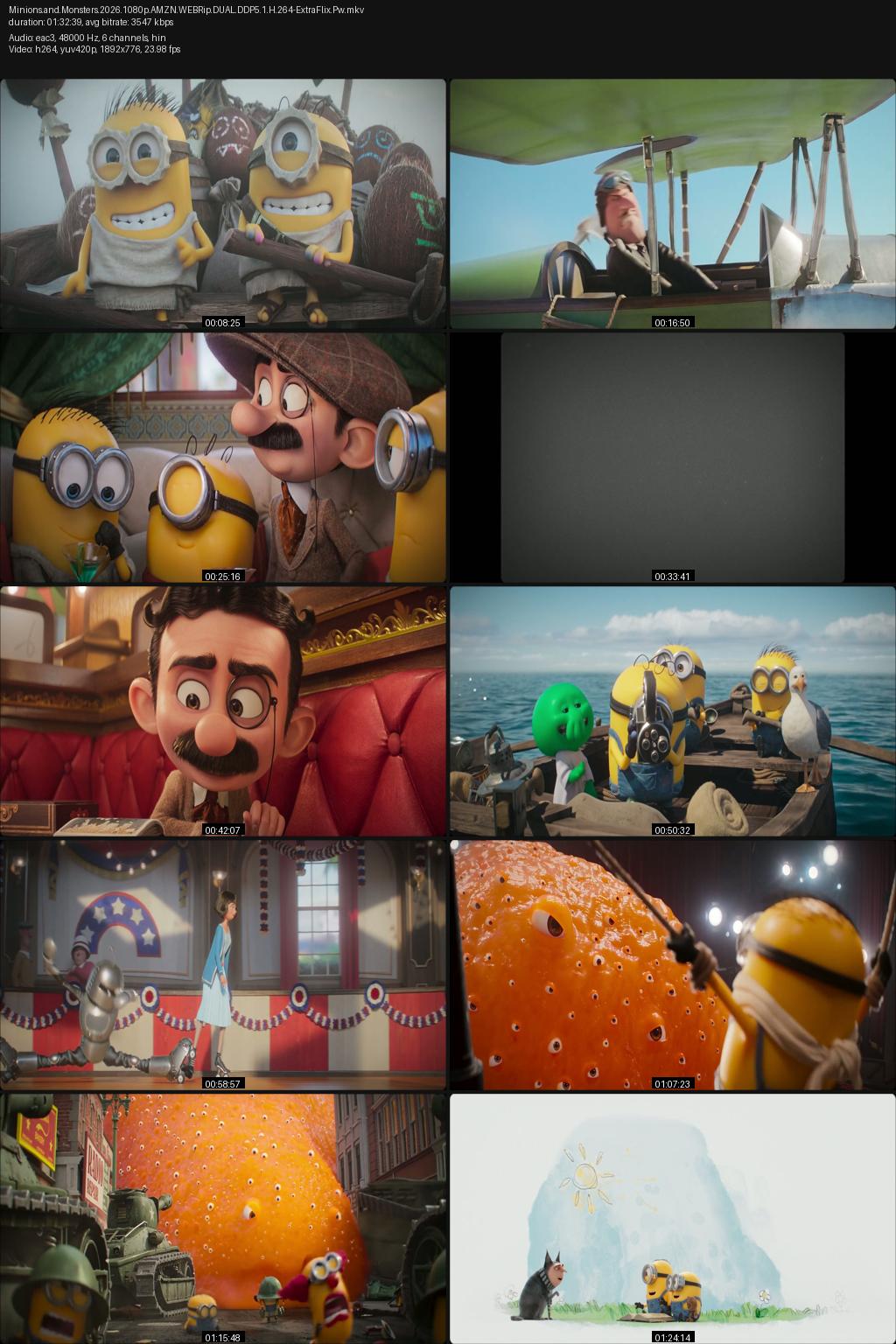 Minions & Monsters (2026) [Hindi-English] 4K 2160p 1080p 720p 480p Amazon WEBRip ESubs Screenshots