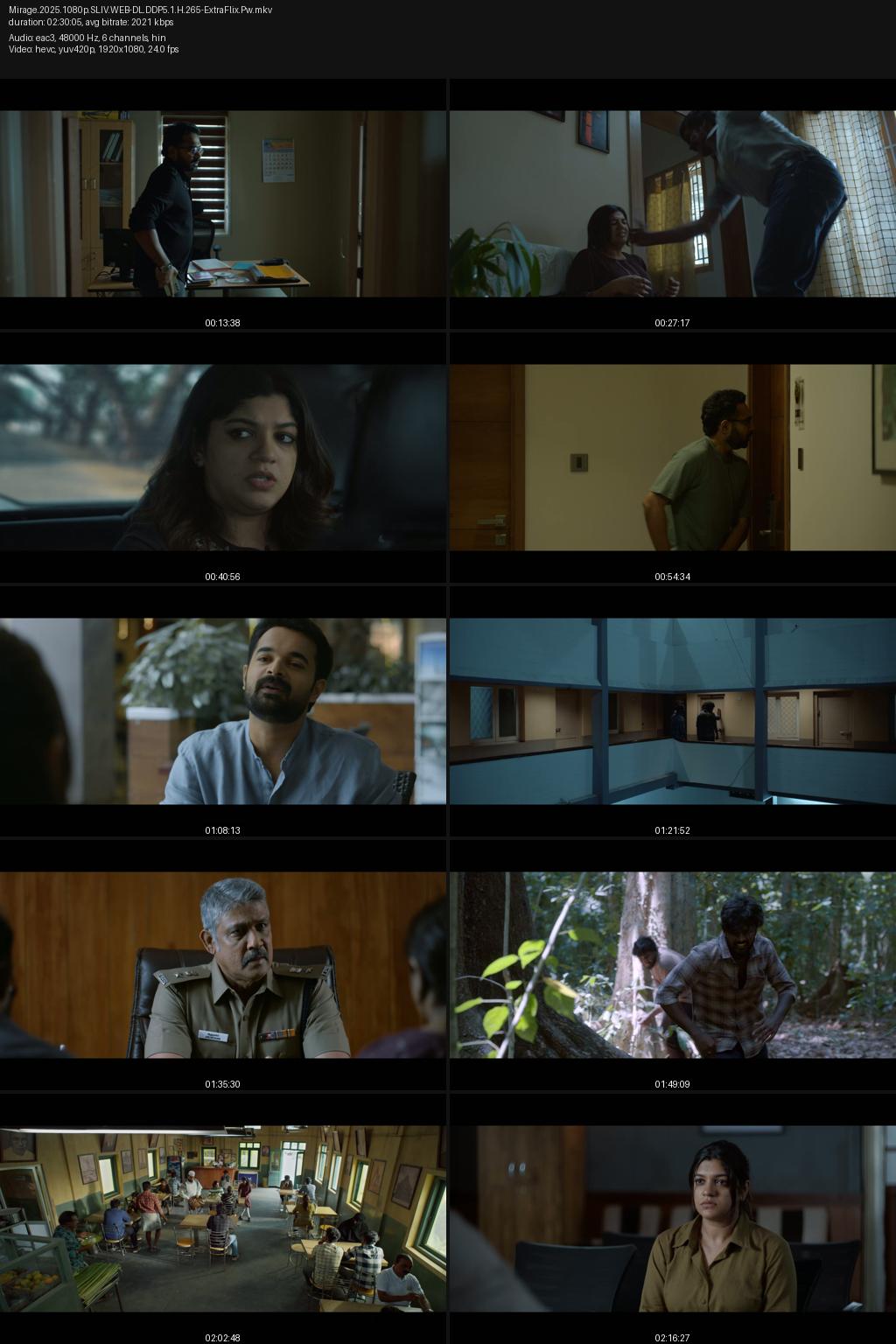 Mirage (2025) [Hindi-Malayalam] 4K 2160p 1080p 720p 360p SonyLIV WEB-DL ESub Screenshots
