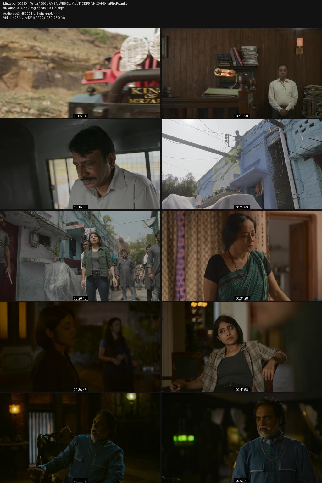 Mirzapur Season 3 (2024) [Hindi] 1080p 720p 480p Amazon WEB-DL ESub Screenshots