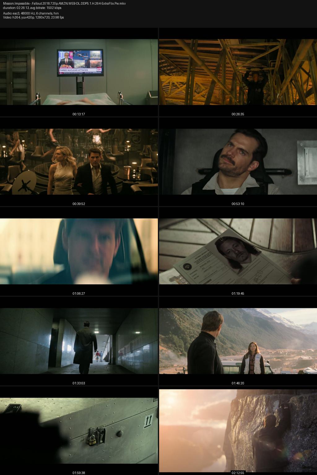 Mission: Impossible – Fallout (2018) [Hindi-English] 1080p 720p 480p Amazon WEB-DL ESub Screenshots