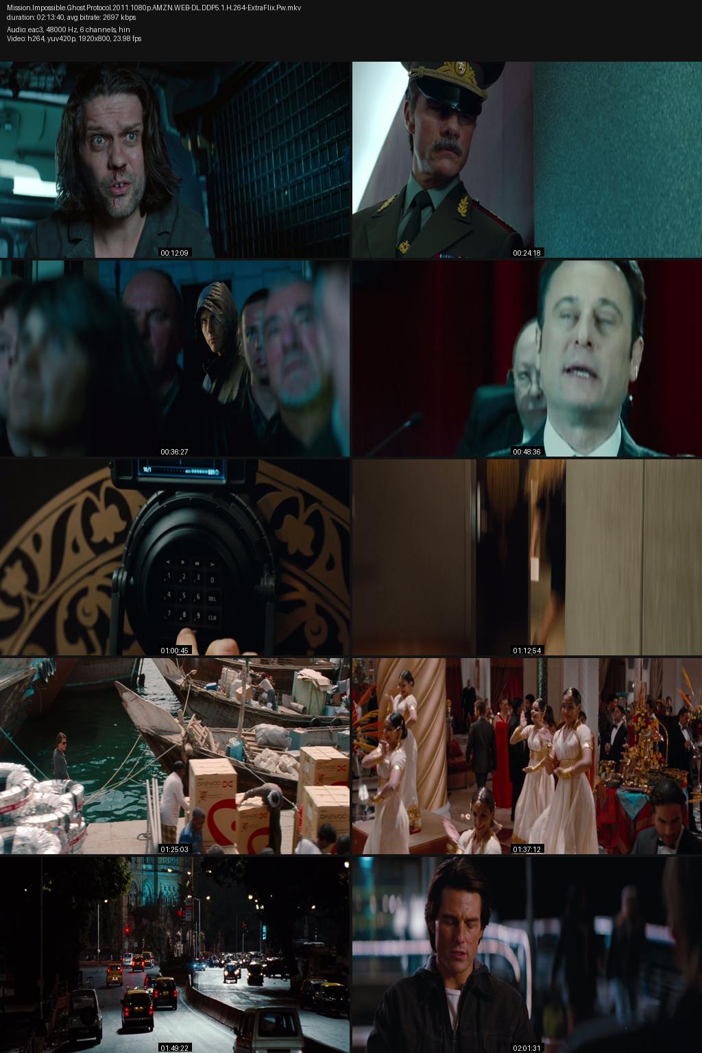 Mission: Impossible – Ghost Protocol (2011) [Hindi-English] 1080p 720p 480p Amazon WEB-DL ESub Screenshots