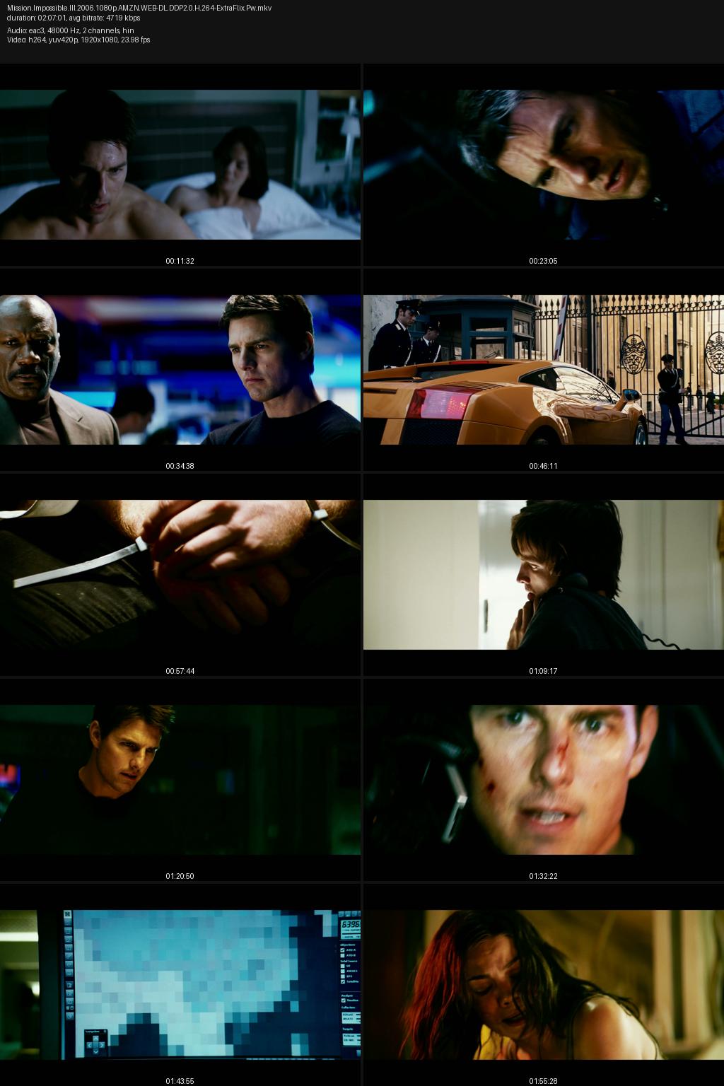 Mission: Impossible III (2006) [Hindi-English] 1080p 720p 480p Amazon WEB-DL ESub Screenshots