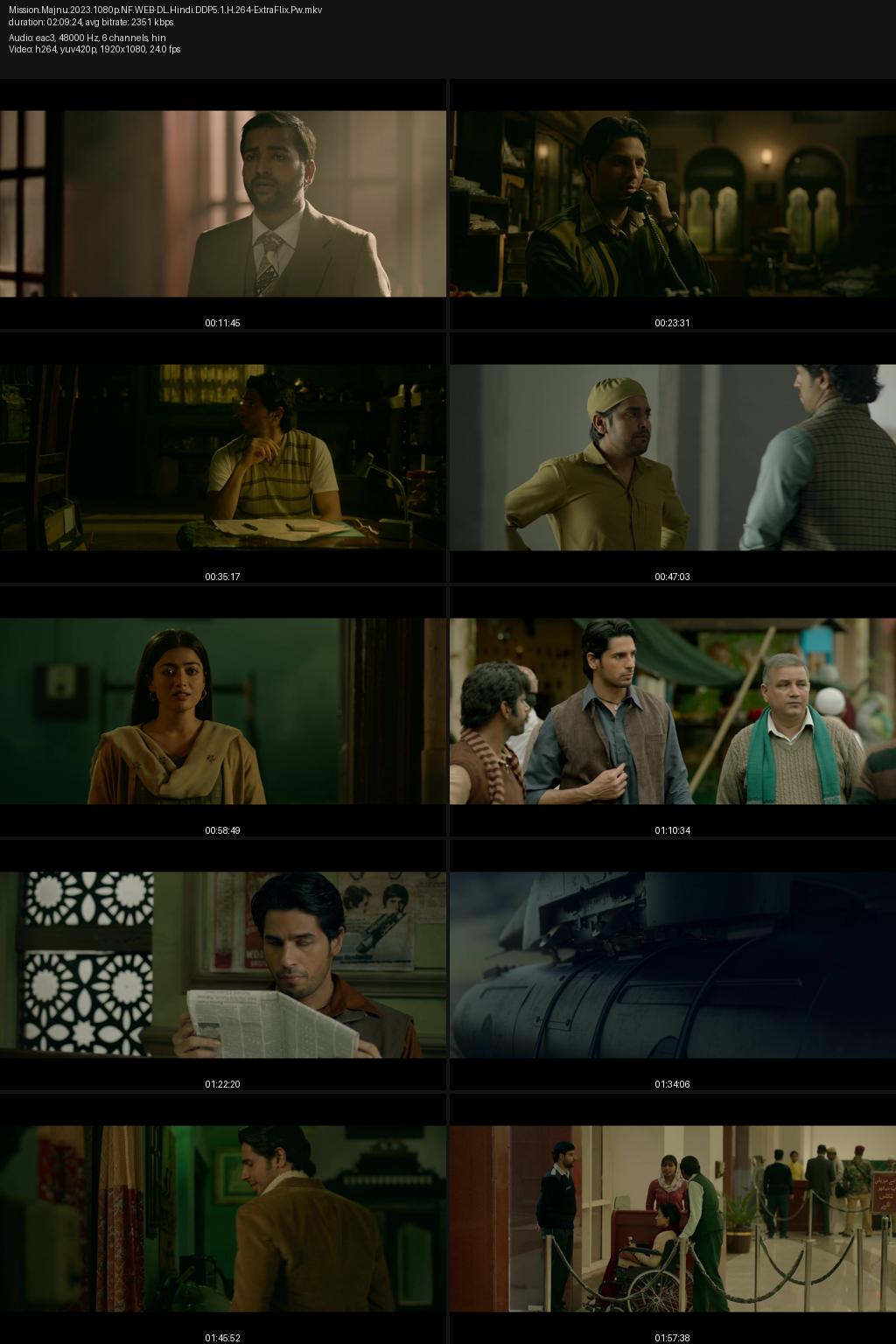 Mission Majnu (2023) [Hindi] 4K 2160p 1080p 720p 480p Netflix WEB-DL ESubs Screenshots