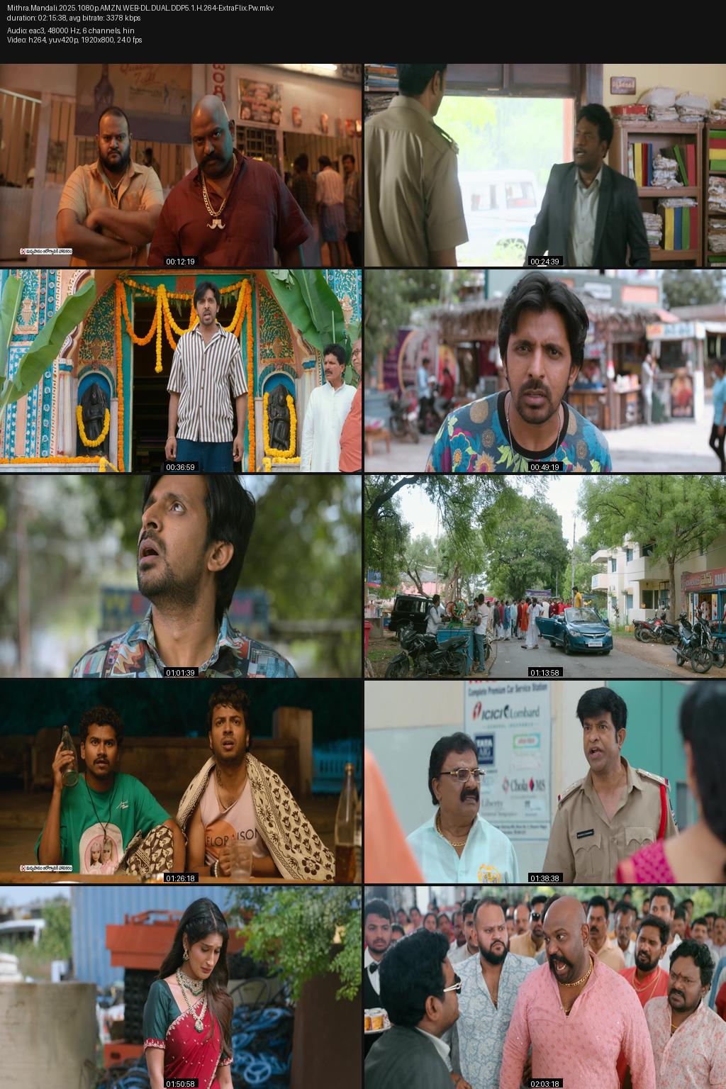 Mithra Mandali (2025) [Hindi-Telugu] 4K 2160p 1080p 720p 480p Amazon WEB-DL ESub Screenshots