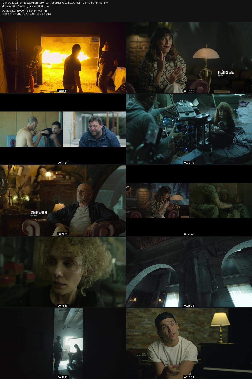 Money Heist: From Tokyo to Berlin Season 1 (2021) [Hindi-Spanish] 1080p 720p 480p Netflix WEB-DL ESubs Screenshots