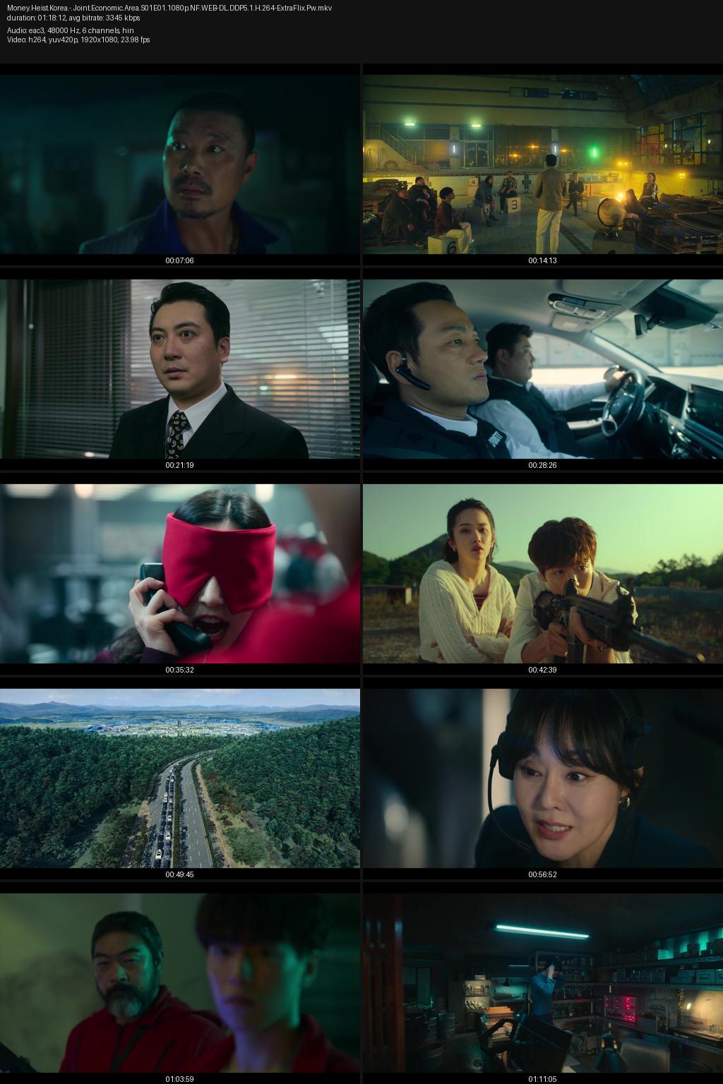 Money Heist: Korea – Joint Economic Area Season 1 (2022) [Hindi-Korean] 1080p 720p 480p Netflix WEB-DL ESubs Screenshots