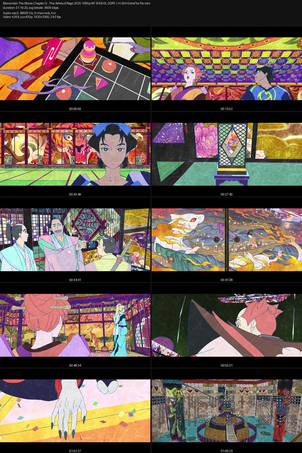 Mononoke the Movie: Chapter II – The Ashes of Rage (2025) [Hindi-Japanese] 1080p 720p 480p Netflix WEB-DL ESubs Screenshots