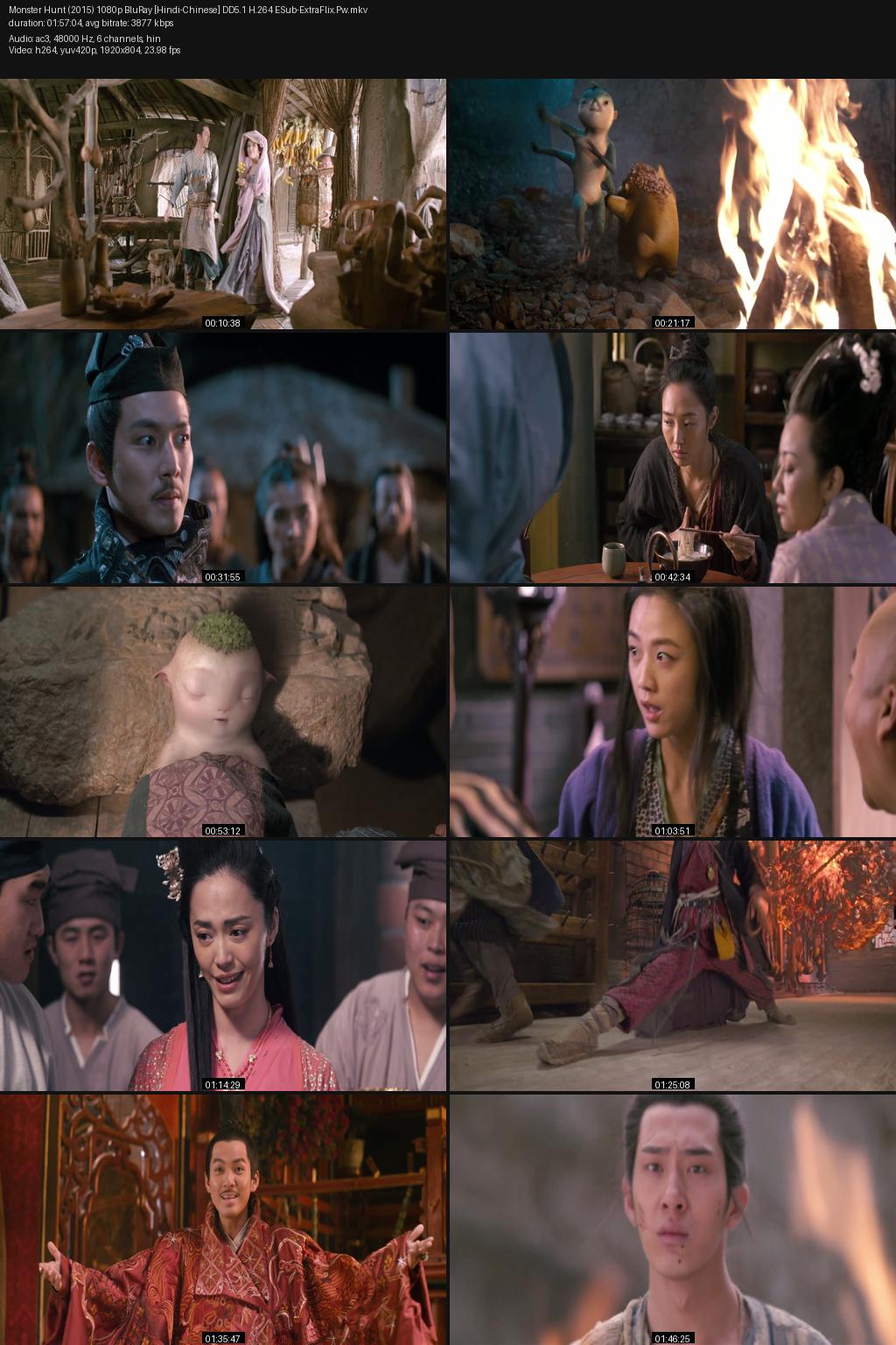 Monster Hunt aka Zhuo yao ji (2015) [Hindi-Chinese] 1080p 720p 480p BluRay ESub Screenshots