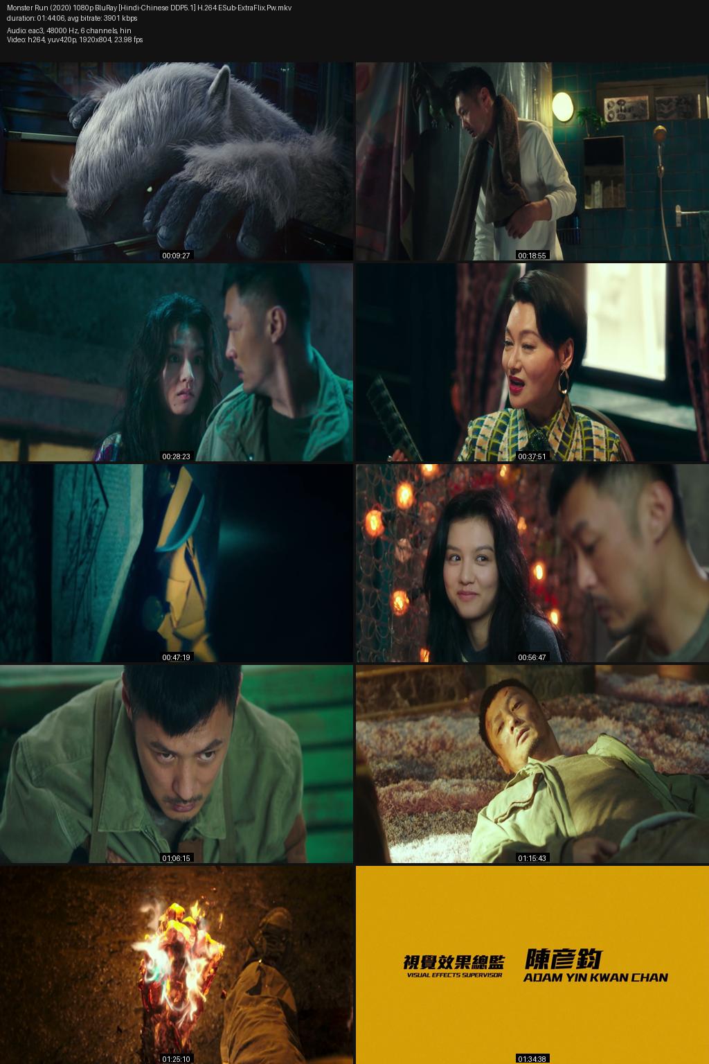 Monster Run aka Guai wu xian sheng (2020) [Hindi-Chinese] 1080p 720p 480p BluRay ESub Screenshots